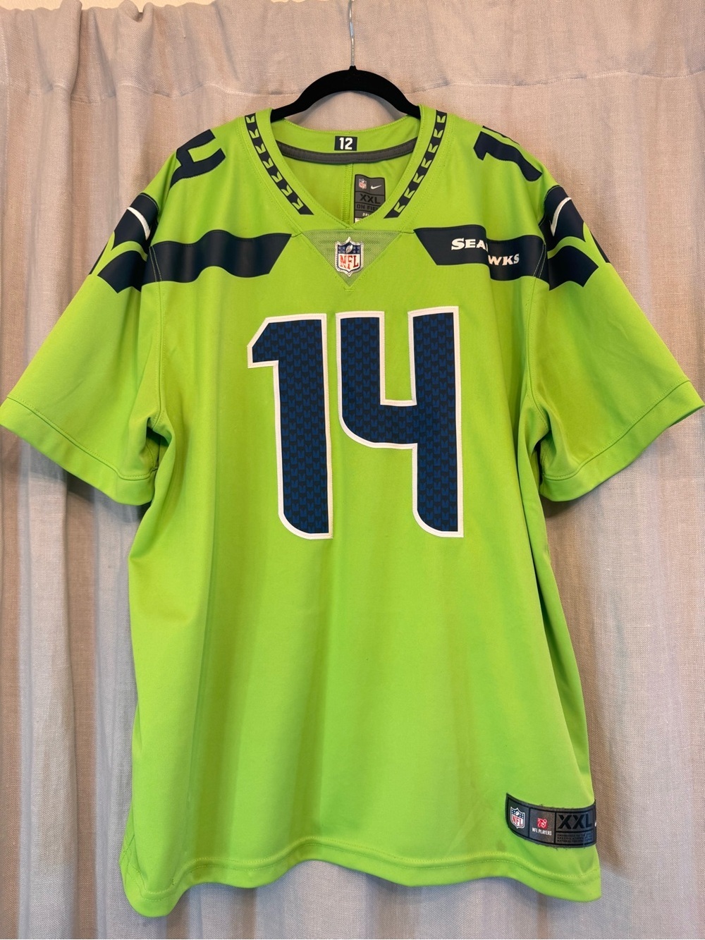 🔥 Nike Seattle Seahawks DK Metcalf Action Green Jersey XXL